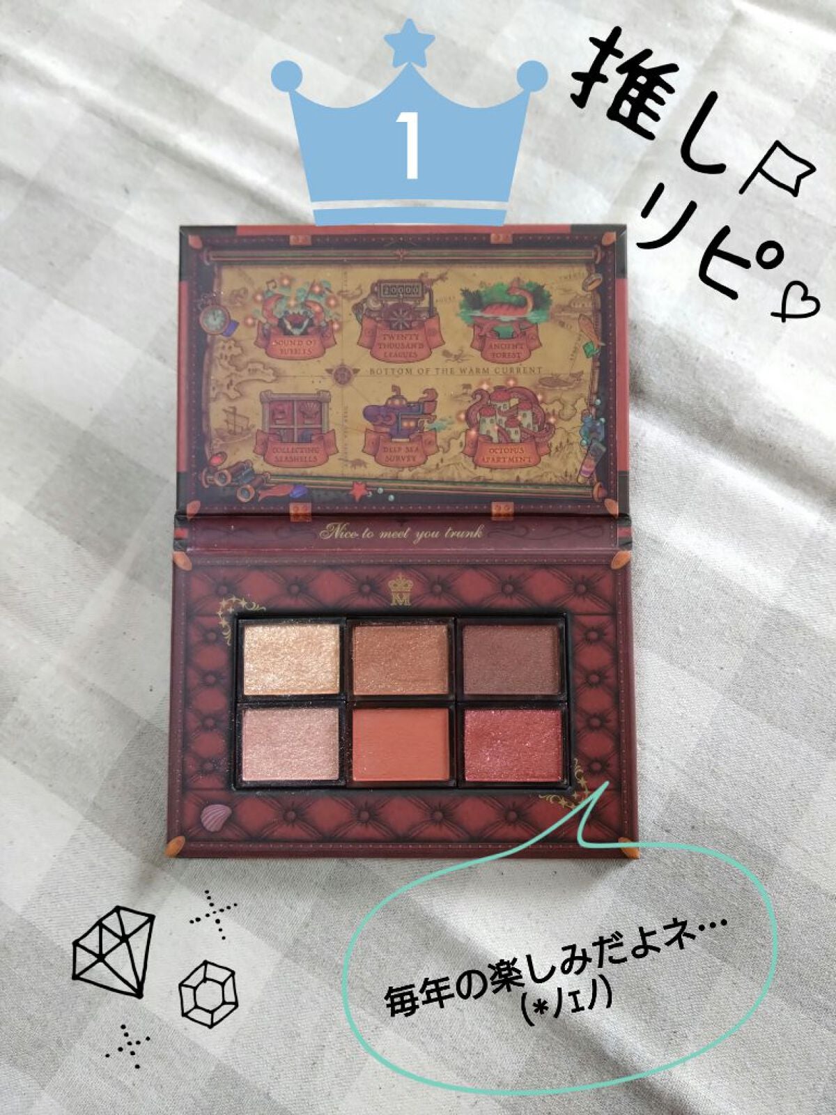 ナイストゥミーチュートランク/MAJOLICA MAJORCA/アイシャドウパレットを使ったクチコミ(8枚目)