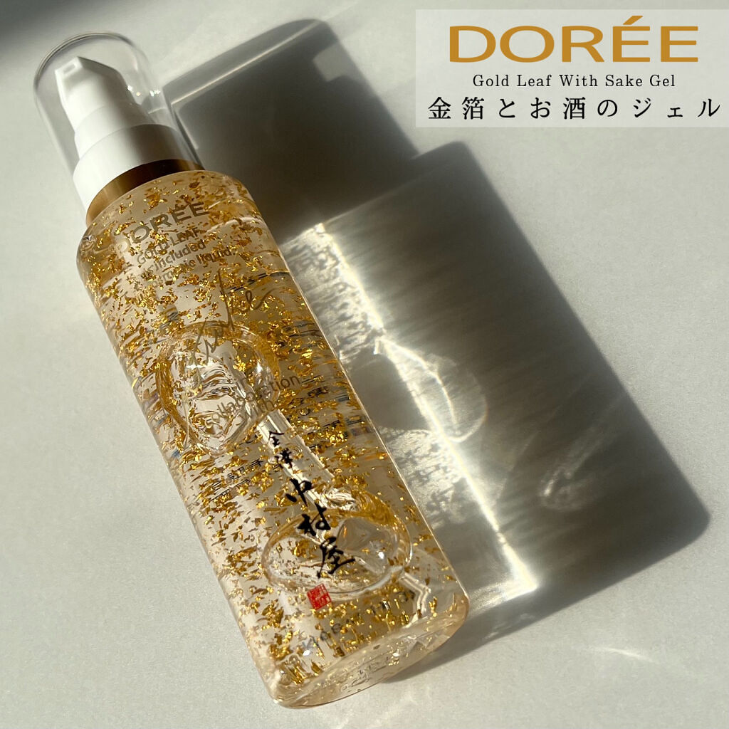 金箔とお酒のジェル/DORÉE/化粧水を使ったクチコミ（1枚目）