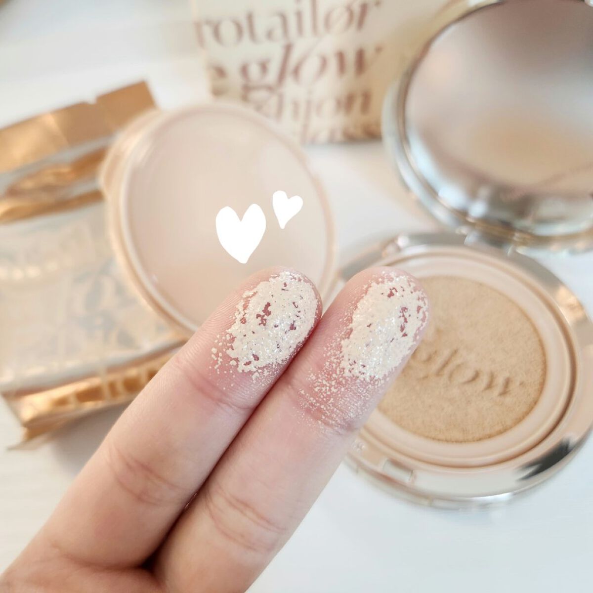 プロテーラービーグロウクッション ニュークラス/espoir/クッションファンデーションを使ったクチコミ（3枚目）