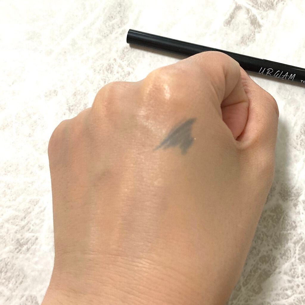 UR GLAM GEL EYELINER/U R GLAM/ジェルアイライナーを使ったクチコミ(2枚目)