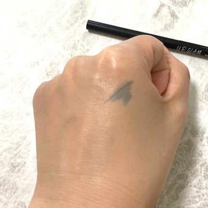 UR GLAM GEL EYELINER/U R GLAM/ジェルアイライナーを使ったクチコミ(2枚目)