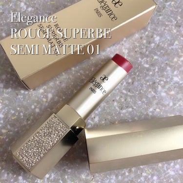 🌸Elegance🌸
ROUGE SUPERBE SEMI MATTE 01 ♡︎ʾʾ




最近エレガンスのコスメ率高め😳


こちらは昨年インスタの公式キャンペーンで
運良く当選し頂いたものです🙏