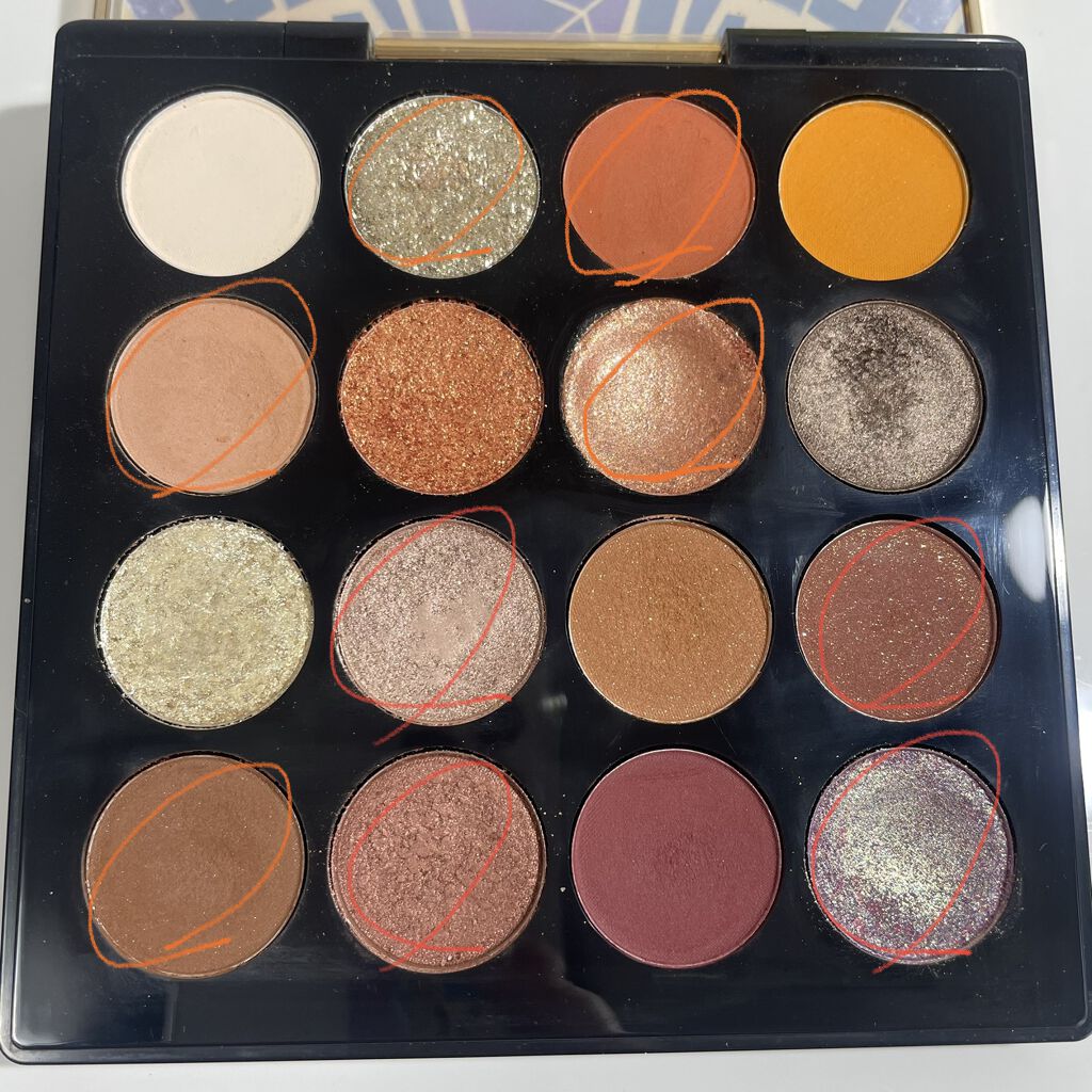 大英博物館 エジプトシリーズ アイシャドウパレット/ZEESEA/アイシャドウパレットを使ったクチコミ（2枚目）