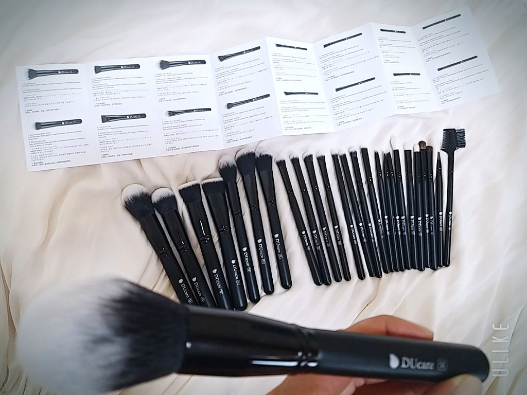 27 Pieces Makeup Brush Set/DUcare/メイクブラシを使ったクチコミ(2枚目)