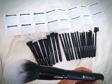 27 Pieces Makeup Brush Set/DUcare/メイクブラシを使ったクチコミ（2枚目）