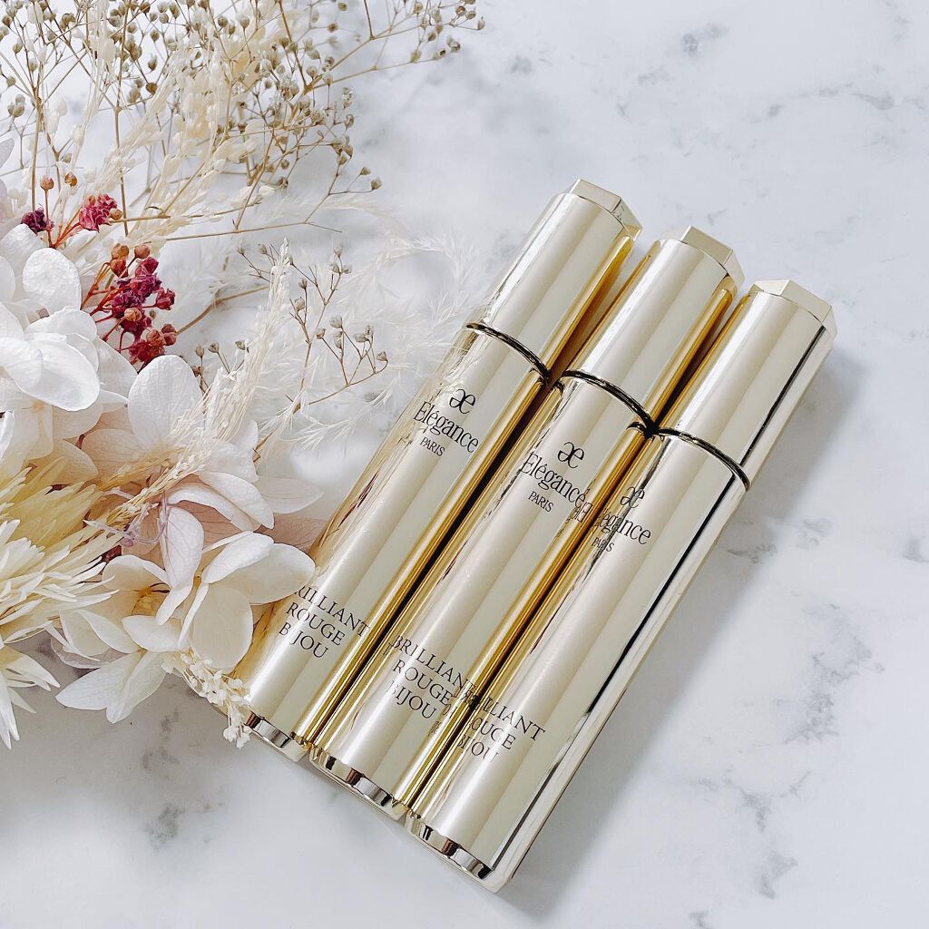 エレガンス ブリリアント ルージュ ビジュー/Elégance/リップグロスを使ったクチコミ（1枚目）