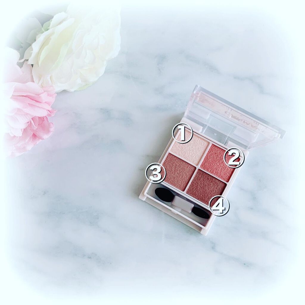 シルキースフレアイズ/キャンメイク/アイシャドウパレットを使ったクチコミ(2枚目)