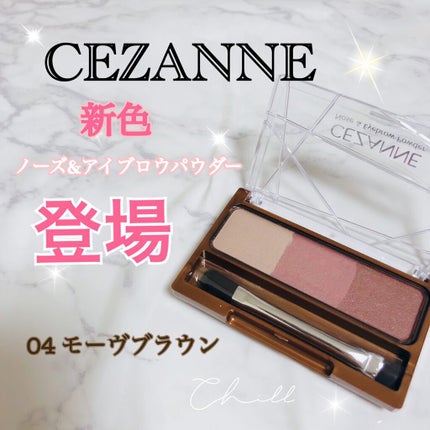 ノーズ&アイブロウパウダー/CEZANNE/パウダーアイブロウを使ったクチコミ(1枚目)