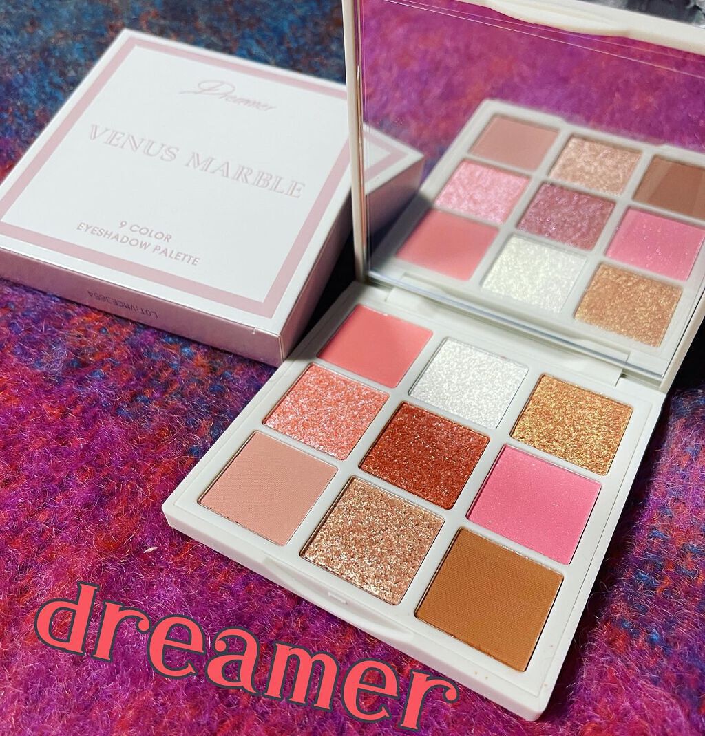 VenusMarble 9色アイシャドウパレット/Venus Marble/アイシャドウパレットを使ったクチコミ(3枚目)