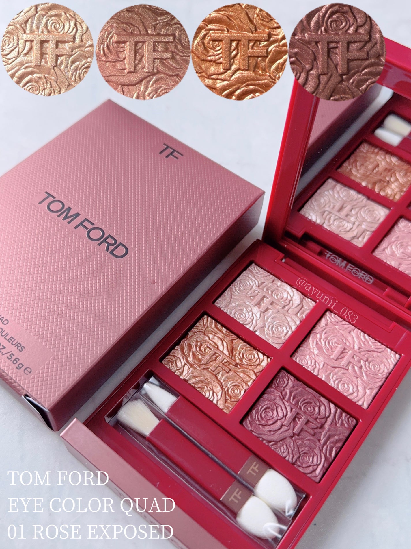 アイ カラー クォード/TOM FORD BEAUTY/アイシャドウパレットを使ったクチコミ(1枚目)