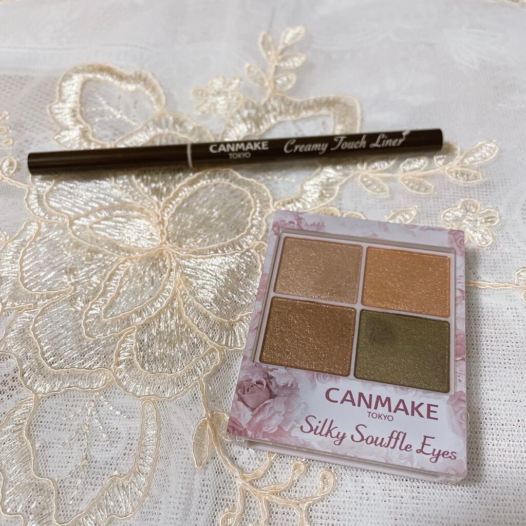 クリーミータッチライナー/キャンメイク/ジェルアイライナーを使ったクチコミ(1枚目)