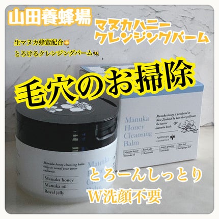 マヌカハニー クレンジングバーム/アピセラピーコスメティクス/クレンジングバームを使ったクチコミ(1枚目)