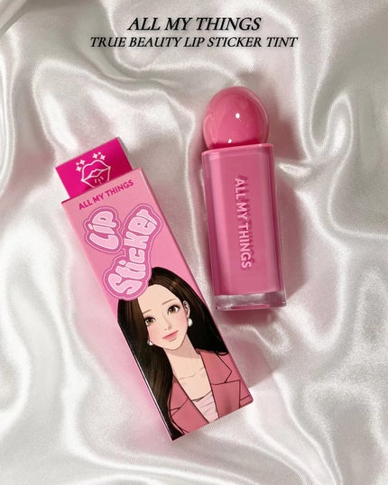 オールマイシングス リップスティッカーティント/all my things/リップティントを使ったクチコミ(2枚目)