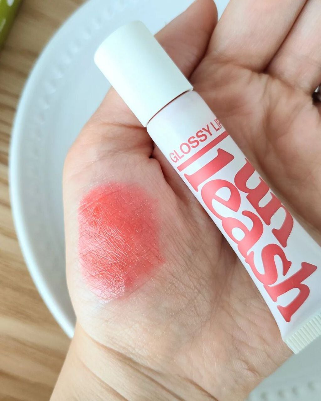 ノンスティッキーダズルティント/unleashia/リップティントを使ったクチコミ(5枚目)