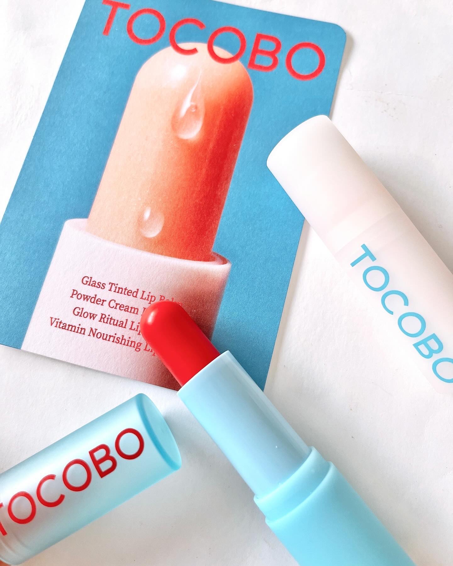 グラスティンティッドリップバーム/TOCOBO/リップバームを使ったクチコミ（1枚目）