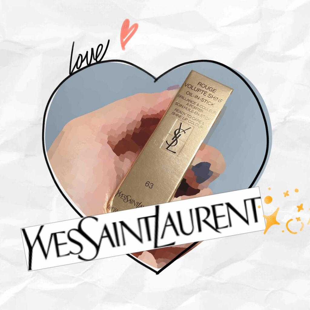 ルージュ ヴォリュプテ シャイン/YVES SAINT LAURENT BEAUTE/口紅を使ったクチコミ（1枚目）