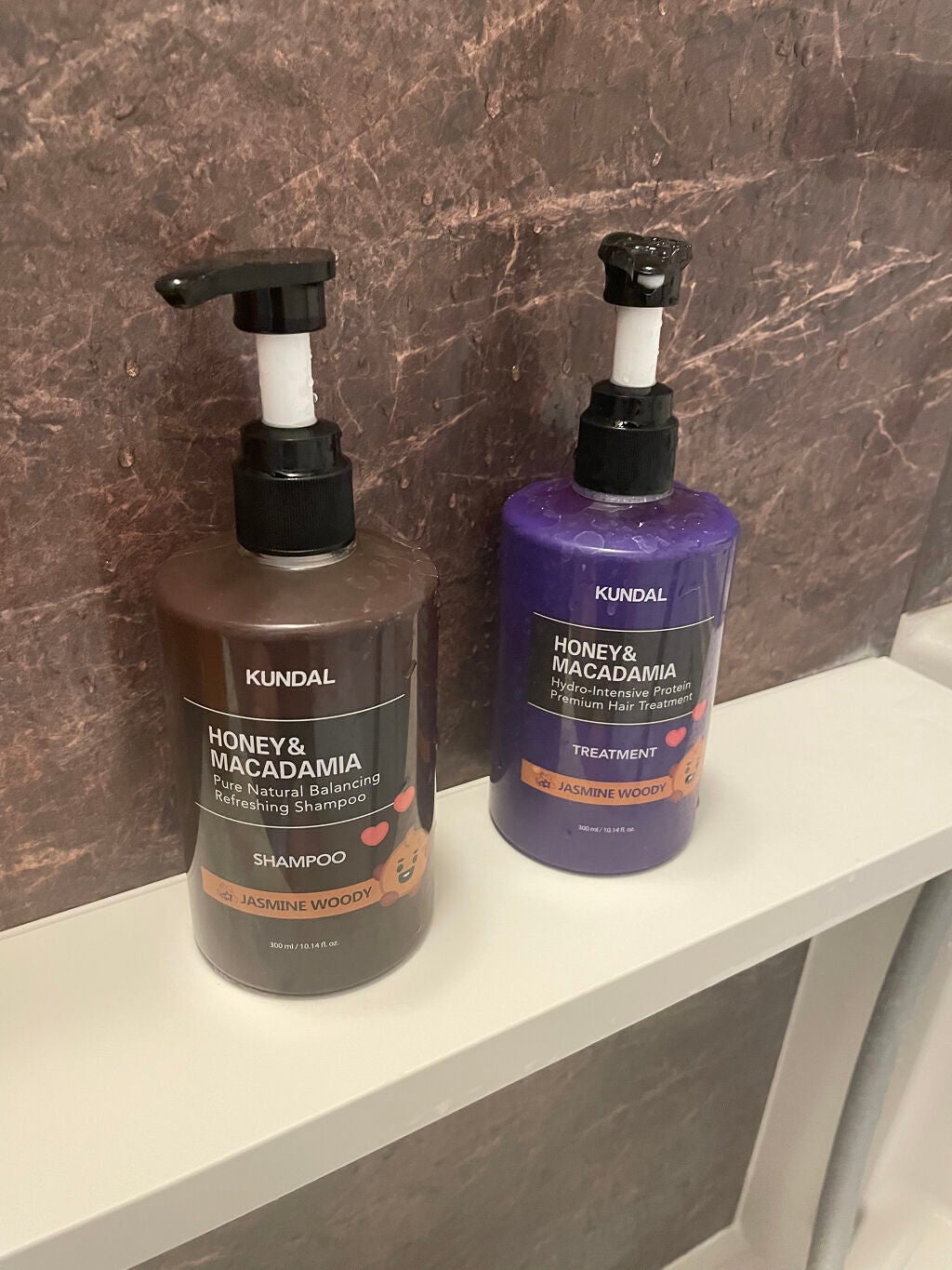 ハニー&マカデミアシャンプー/トリートメント /KUNDAL/シャンプー・コンディショナーを使ったクチコミ(1枚目)