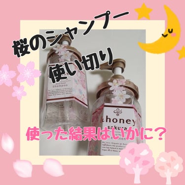 サクラ ディープモイスト シャンプー1.0/ヘアトリートメント2.0/&honey/シャンプー・コンディショナーを使ったクチコミ（1枚目）