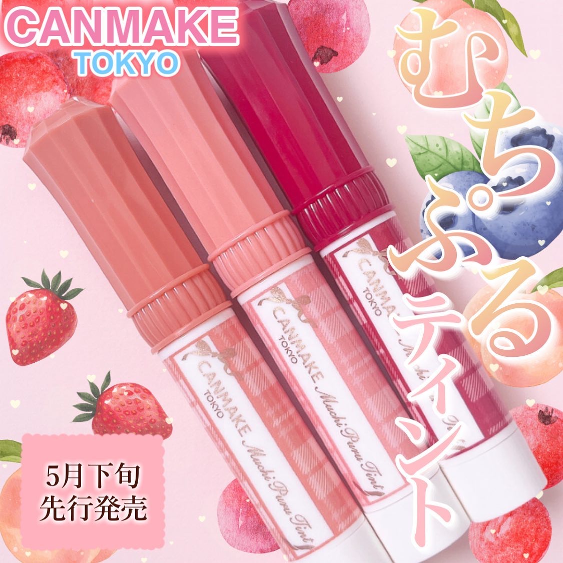 むちぷるティント/キャンメイク/リップティントを使ったクチコミ（1枚目）