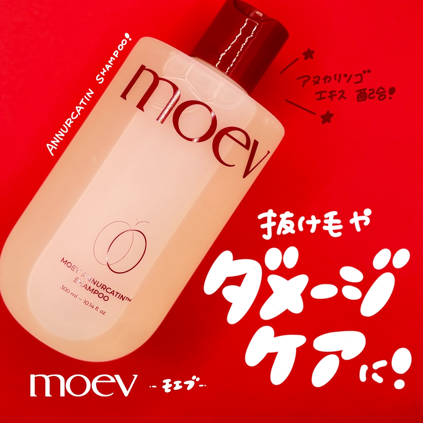 モエブ アヌカチン シャンプー/トリートメント/moev/市販シャンプーを使ったクチコミ（1枚目）