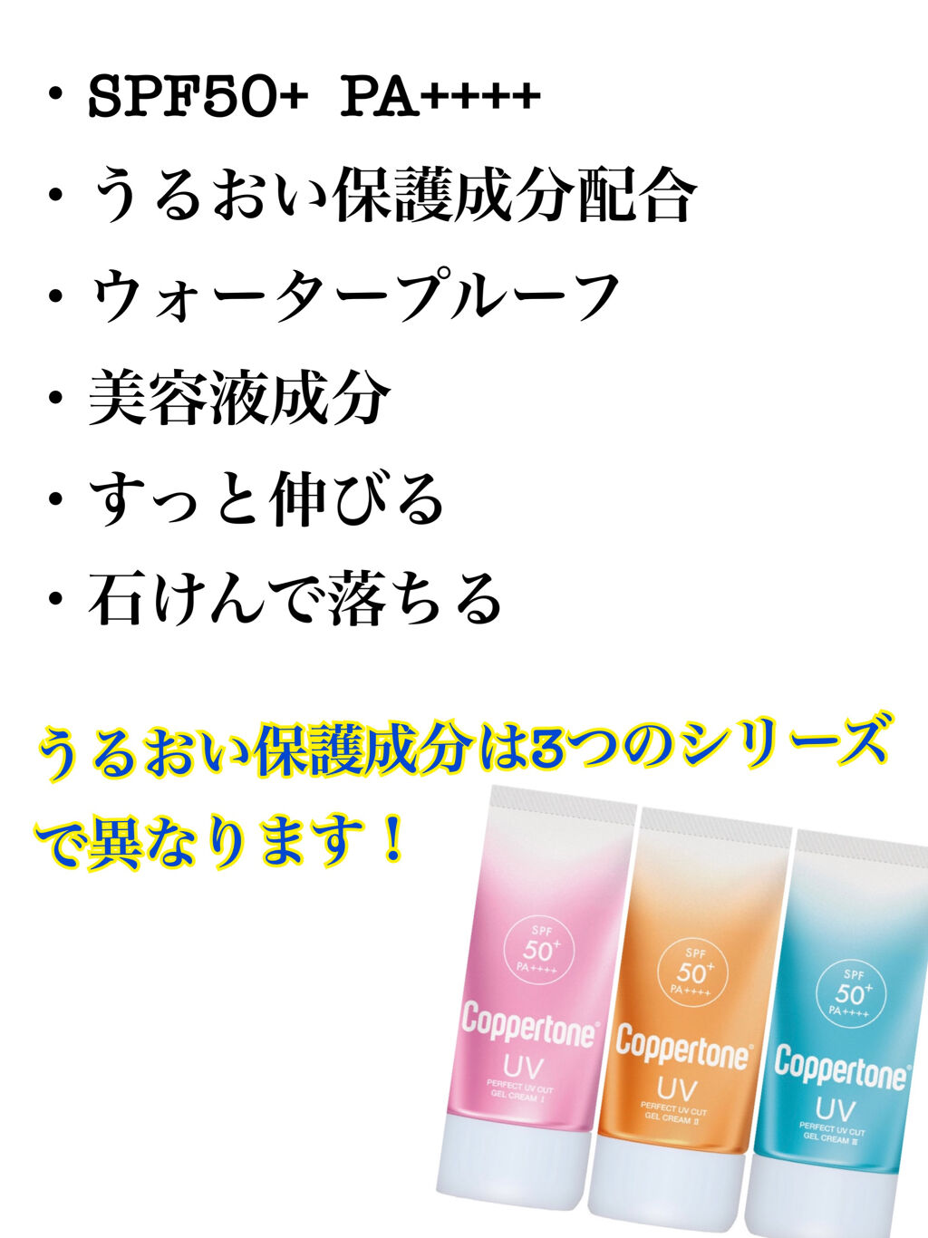 パーフェクトUVカットジェルクリーム III/コパトーン/日焼け止めジェルを使ったクチコミ（2枚目）