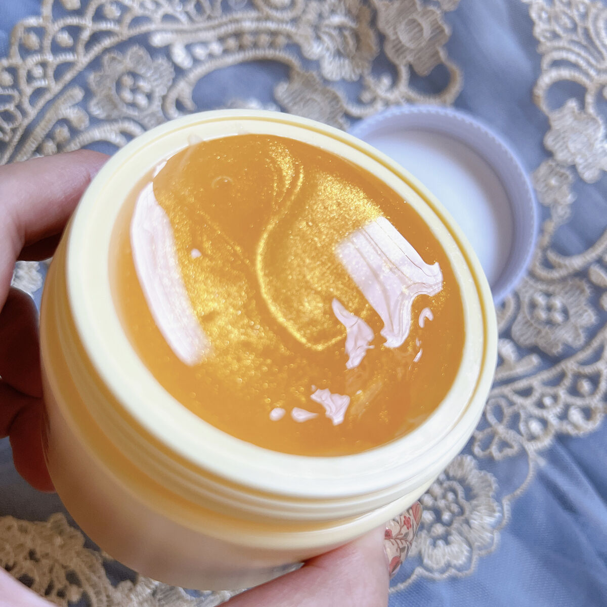 GOLD COLLAGEN DUAL EYE PATCH/SNP/アイケア・アイクリームを使ったクチコミ（3枚目）