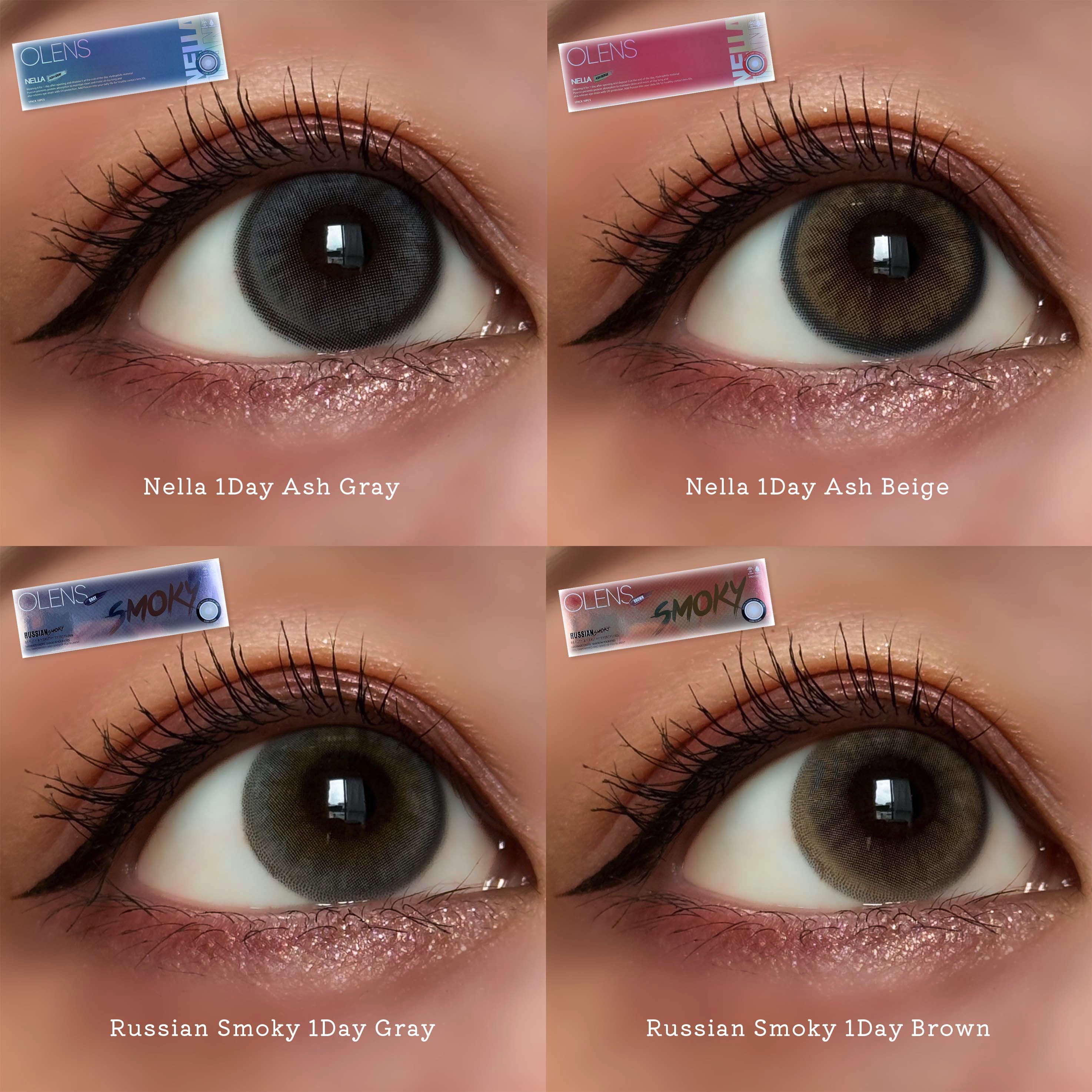 Nella 1day/OLENS/ワンデー（１DAY）カラコンを使ったクチコミ（2枚目）