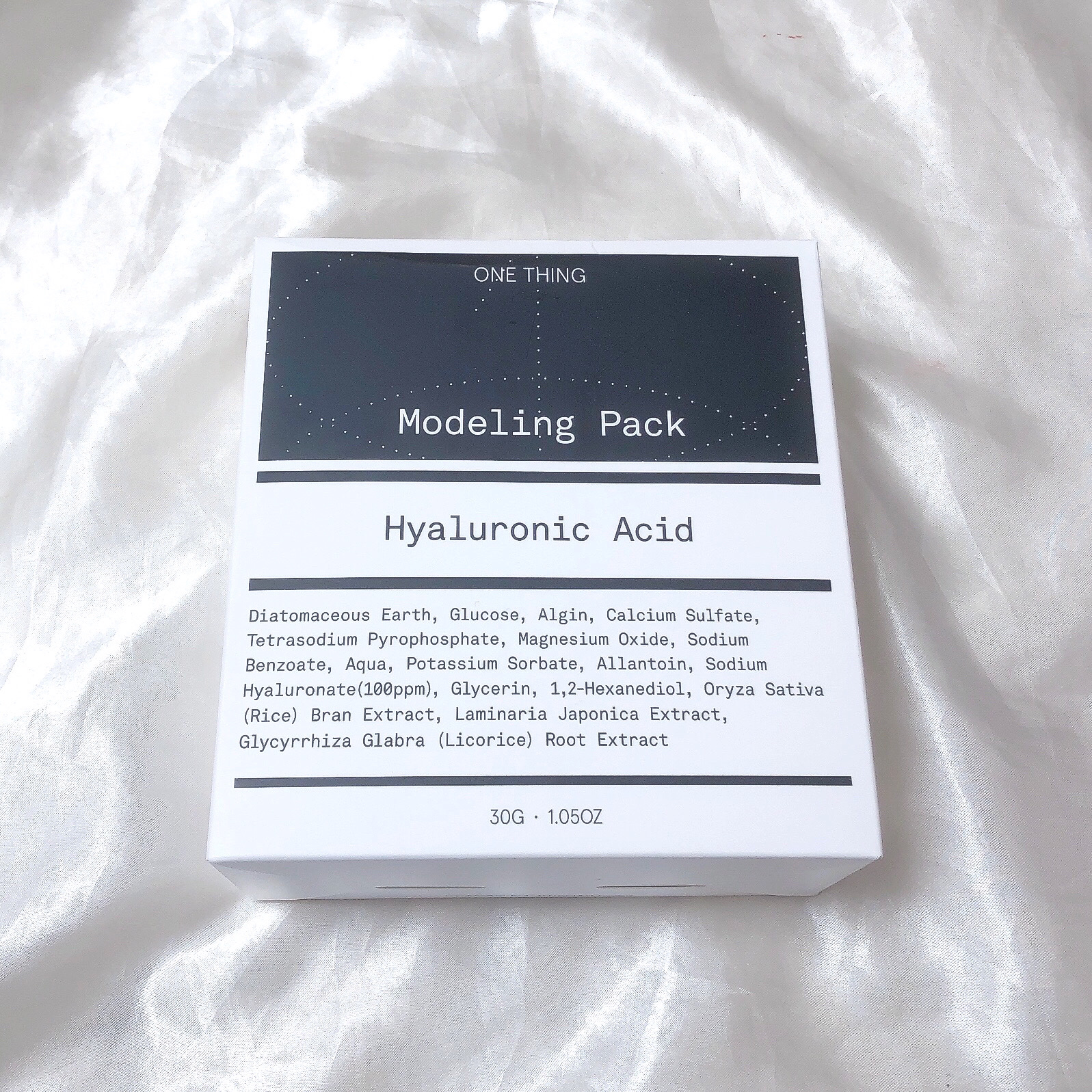 モデリングパック ヒアルロン酸 /ONE THING/洗い流すパック・マスクを使ったクチコミ（3枚目）