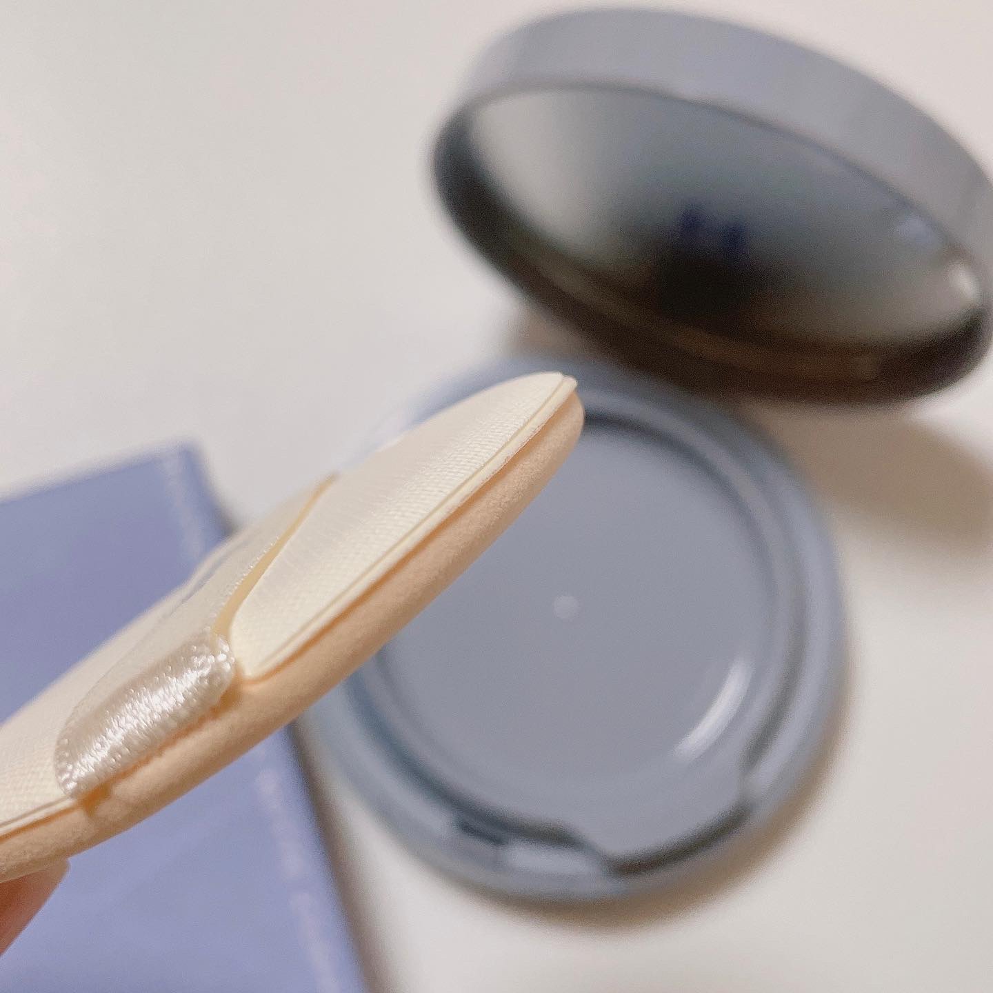 セカンドスキンメッシュマットクッション 23 サンド/hince/クッションファンデーションを使ったクチコミ（3枚目）