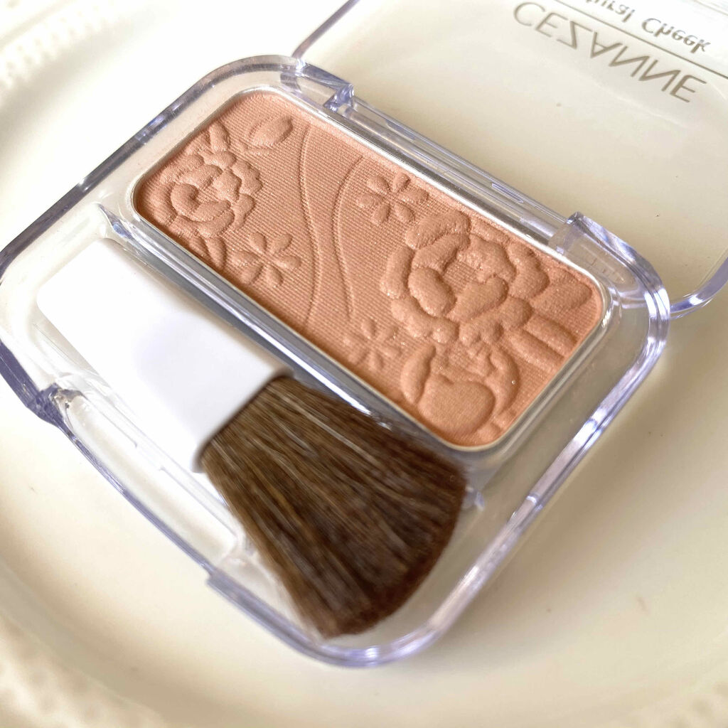 ナチュラル チークN/CEZANNE/パウダーチークを使ったクチコミ（2枚目）