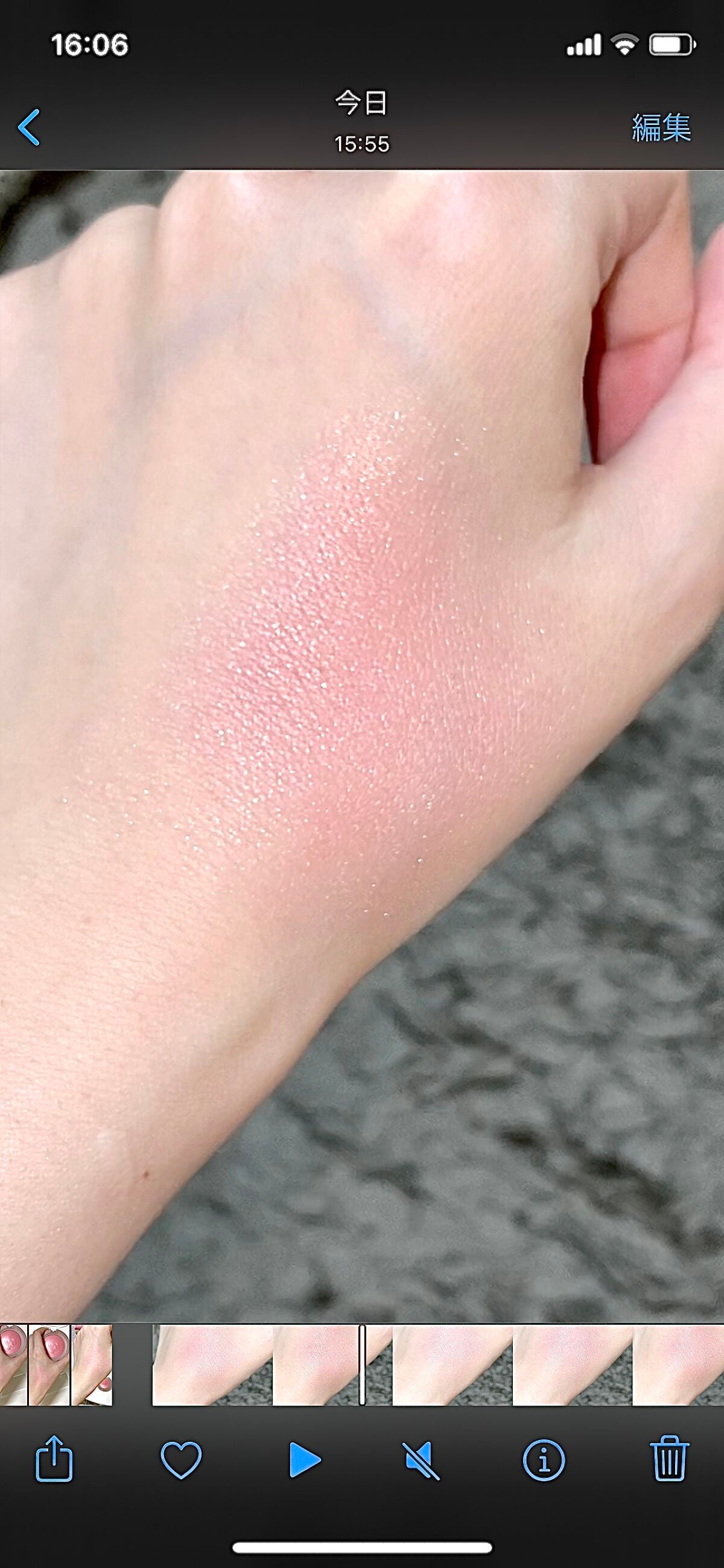 トゥルーディメンショングロウチーク/hince/パウダーチークを使ったクチコミ(6枚目)