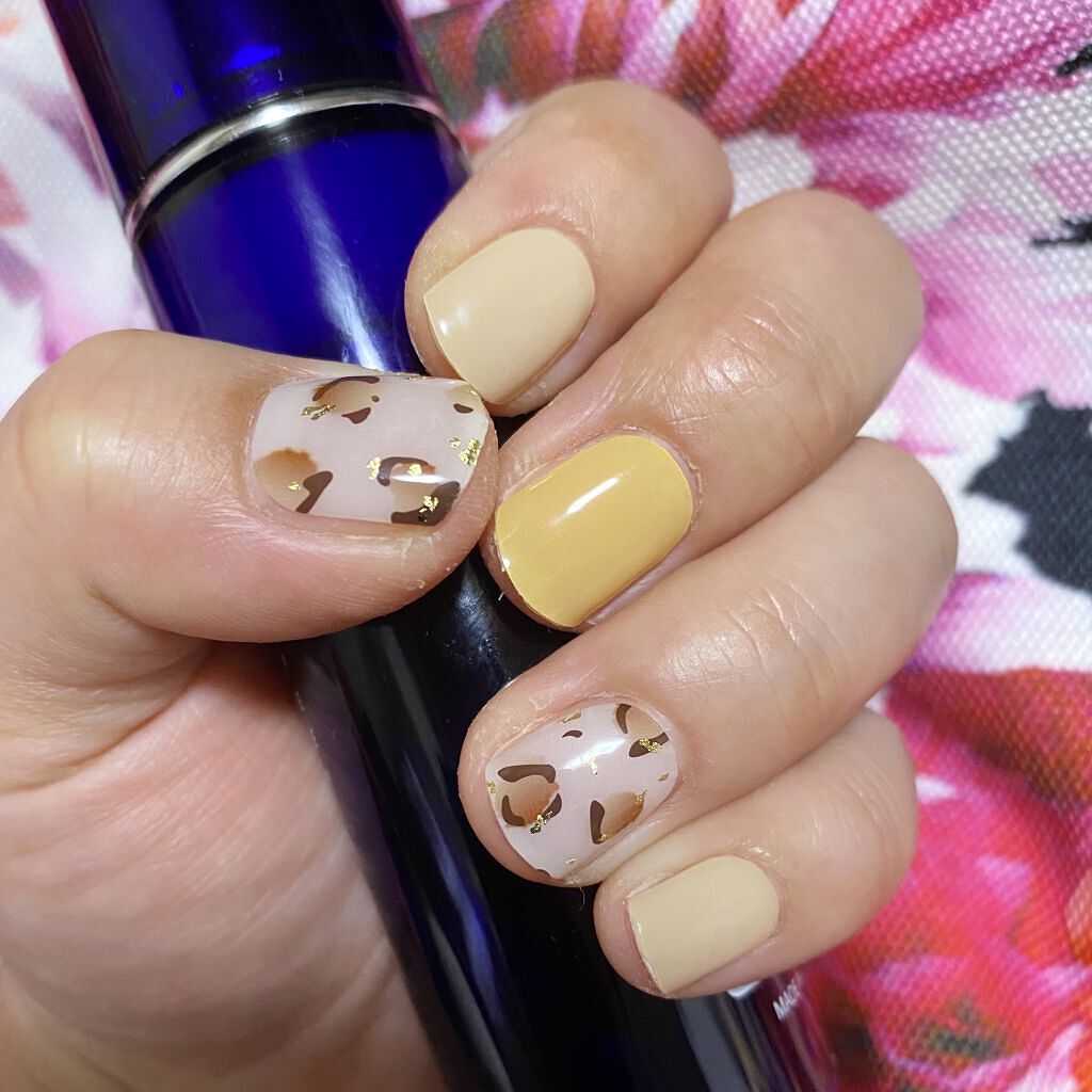 セミキュアジェルネイル（ハンド）/ohora/ネイルシールを使ったクチコミ（2枚目）