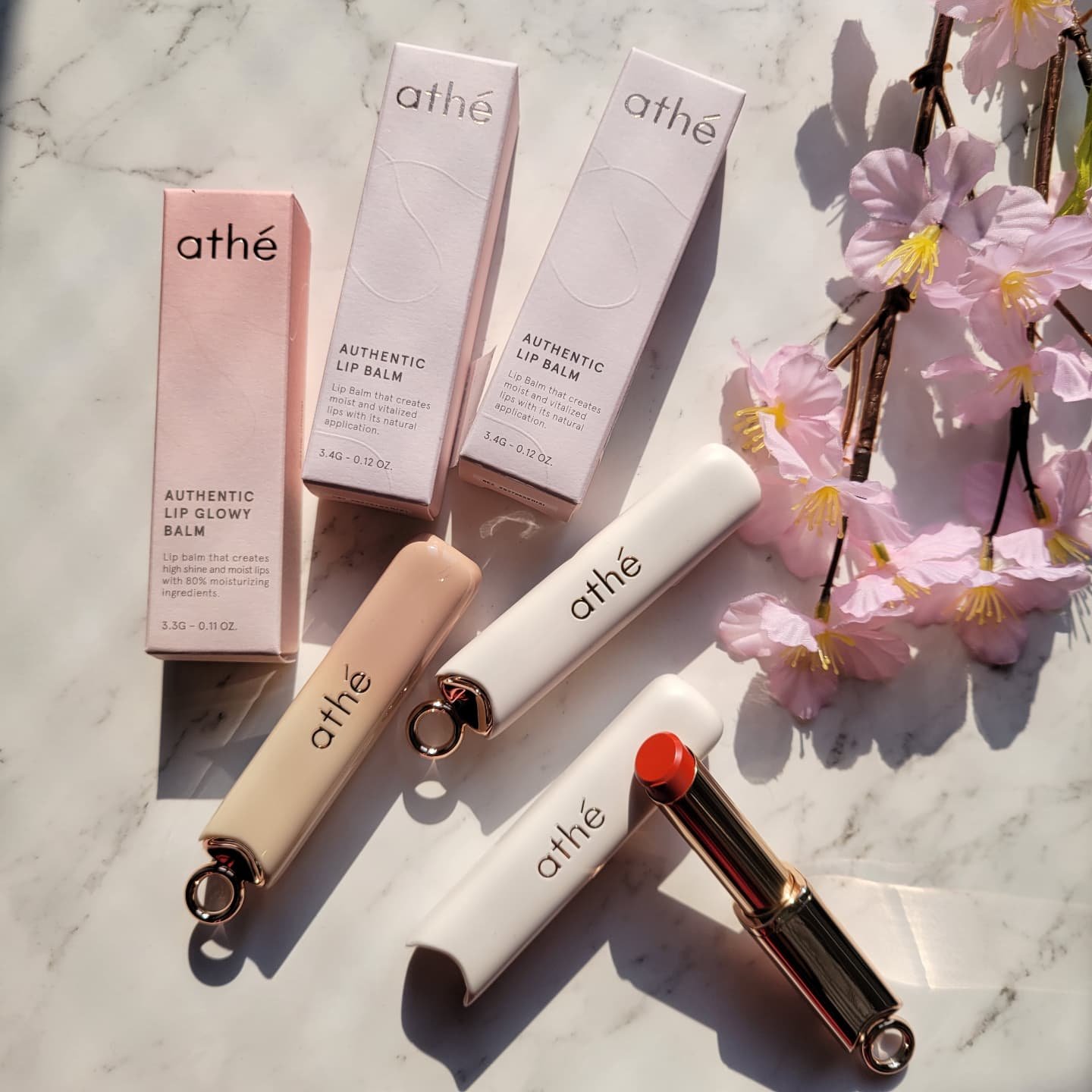 オーセンティック リップ バーム/athé/口紅を使ったクチコミ（1枚目）