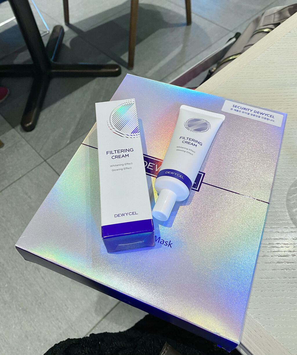 フィルタリングクリーム/DEWYCEL/日焼け止めクリームを使ったクチコミ（1枚目）
