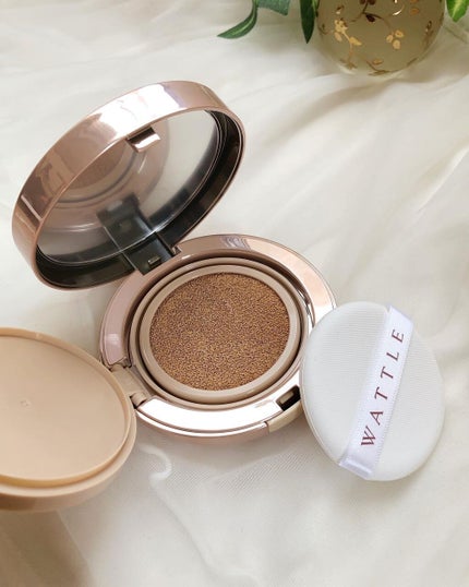 WATTLEクッションファンデーション/WATTLE/クッションファンデーションを使ったクチコミ(2枚目)