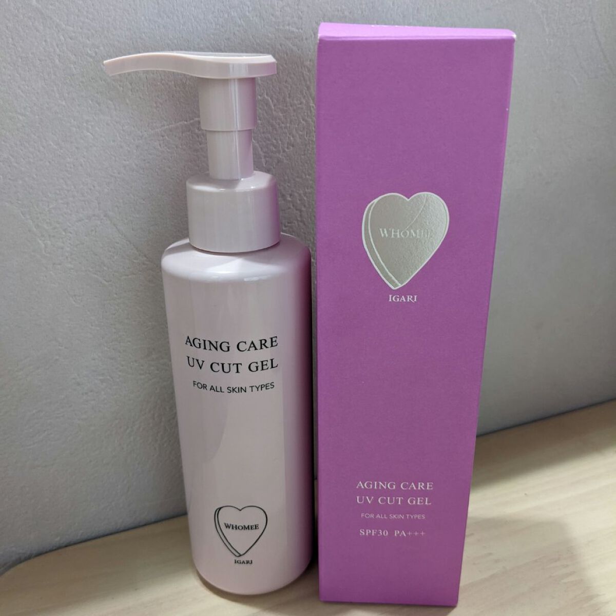 エイジングケアUVカットジェル 150g/WHOMEE/日焼け止めジェルを使ったクチコミ（1枚目）
