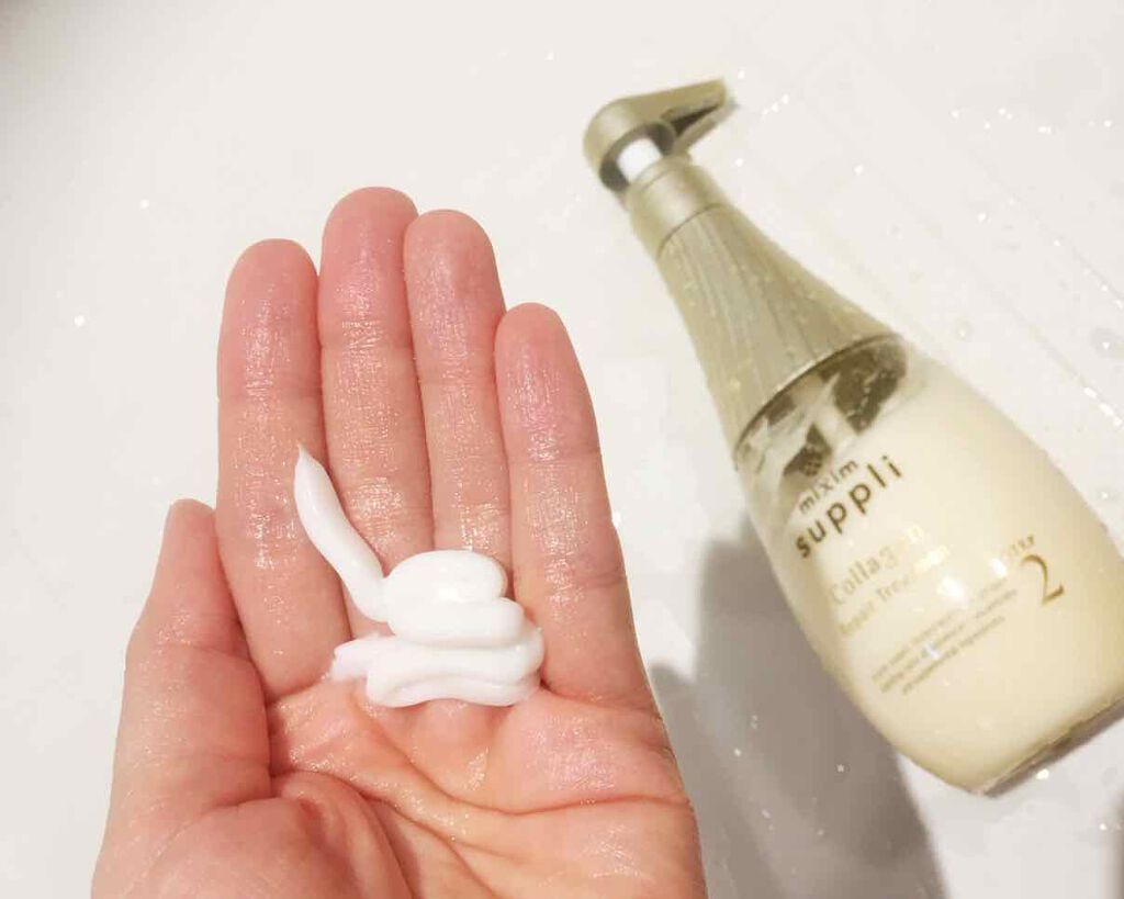 ビタミン リペアシャンプー／コラーゲン リペアヘアトリートメント/mixim suppli/市販シャンプーを使ったクチコミ（3枚目）