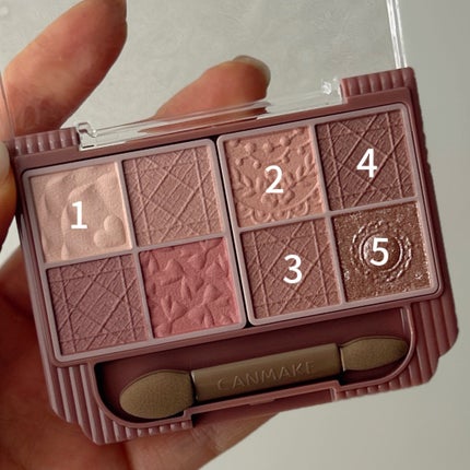 プティパレットアイズ(マットタイプ)/キャンメイク/パウダーアイシャドウを使ったクチコミ(6枚目)