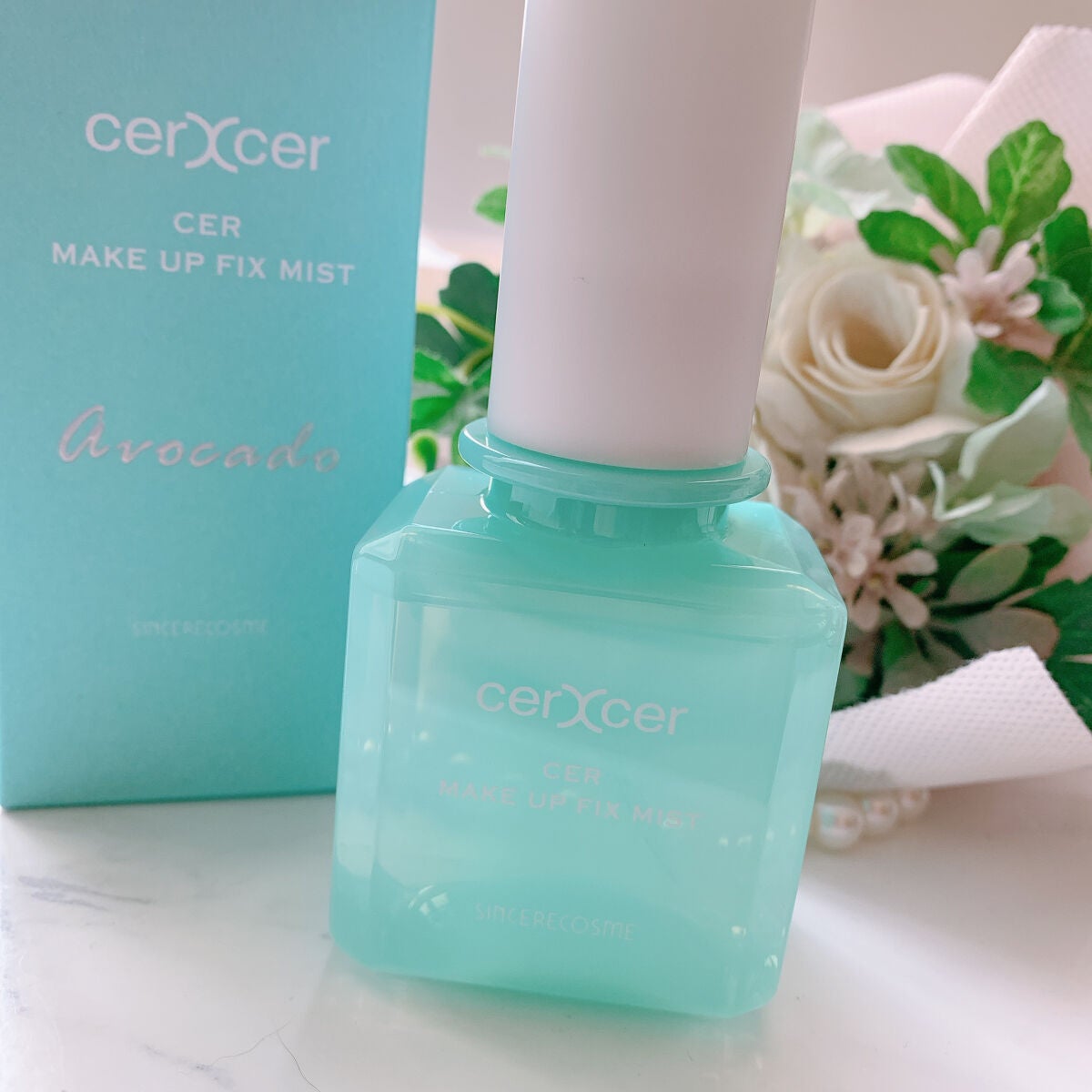 メイクアップフィックスミスト/cerXcer/フィックスミストを使ったクチコミ(3枚目)