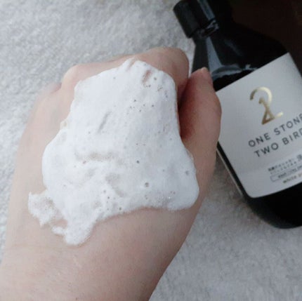 洗顔だけじゃない+パックもできる洗顔料/ONE STONE TWO BIRDS/その他洗顔料を使ったクチコミ(3枚目)