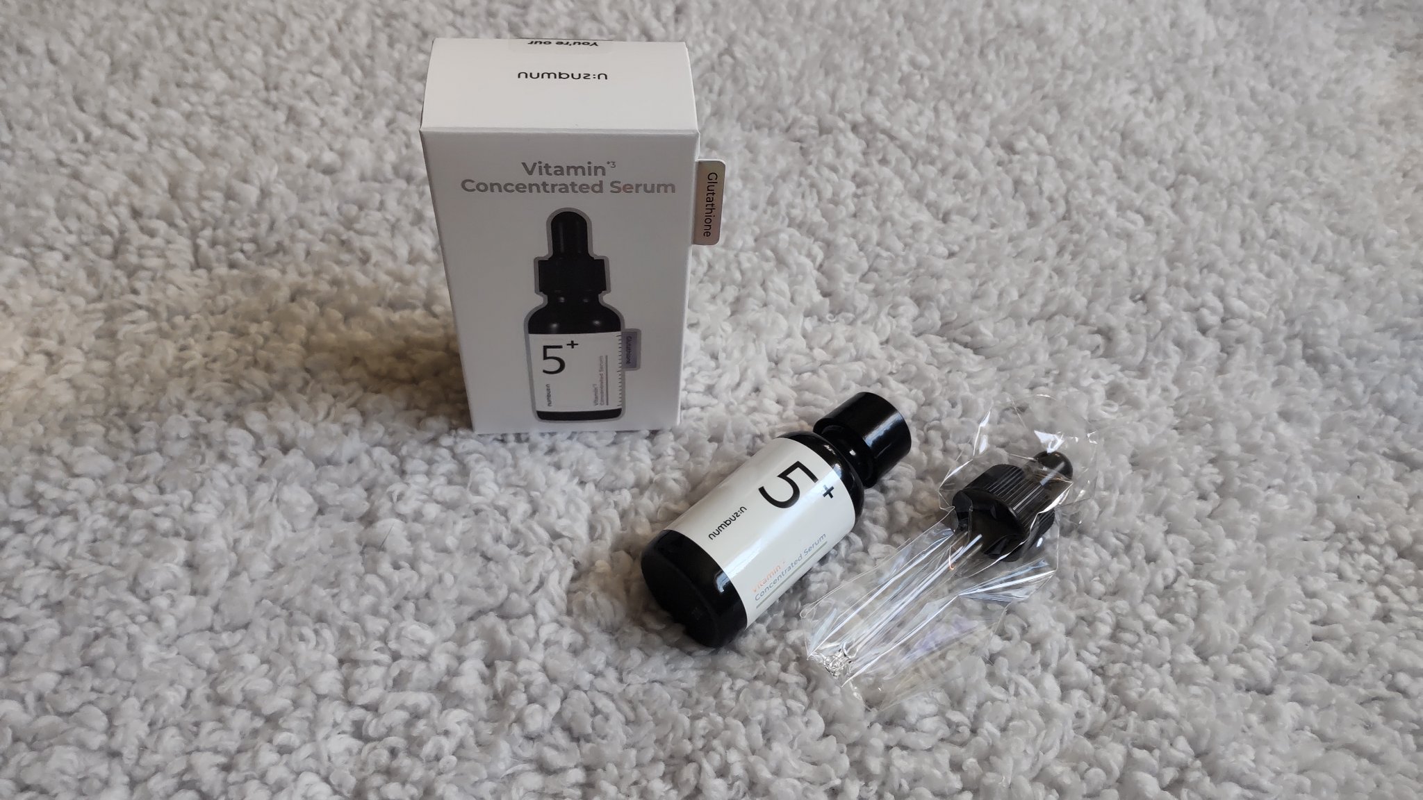 5番 白玉グルタチオンＣ美容液/numbuzin/美容液を使ったクチコミ（1枚目）