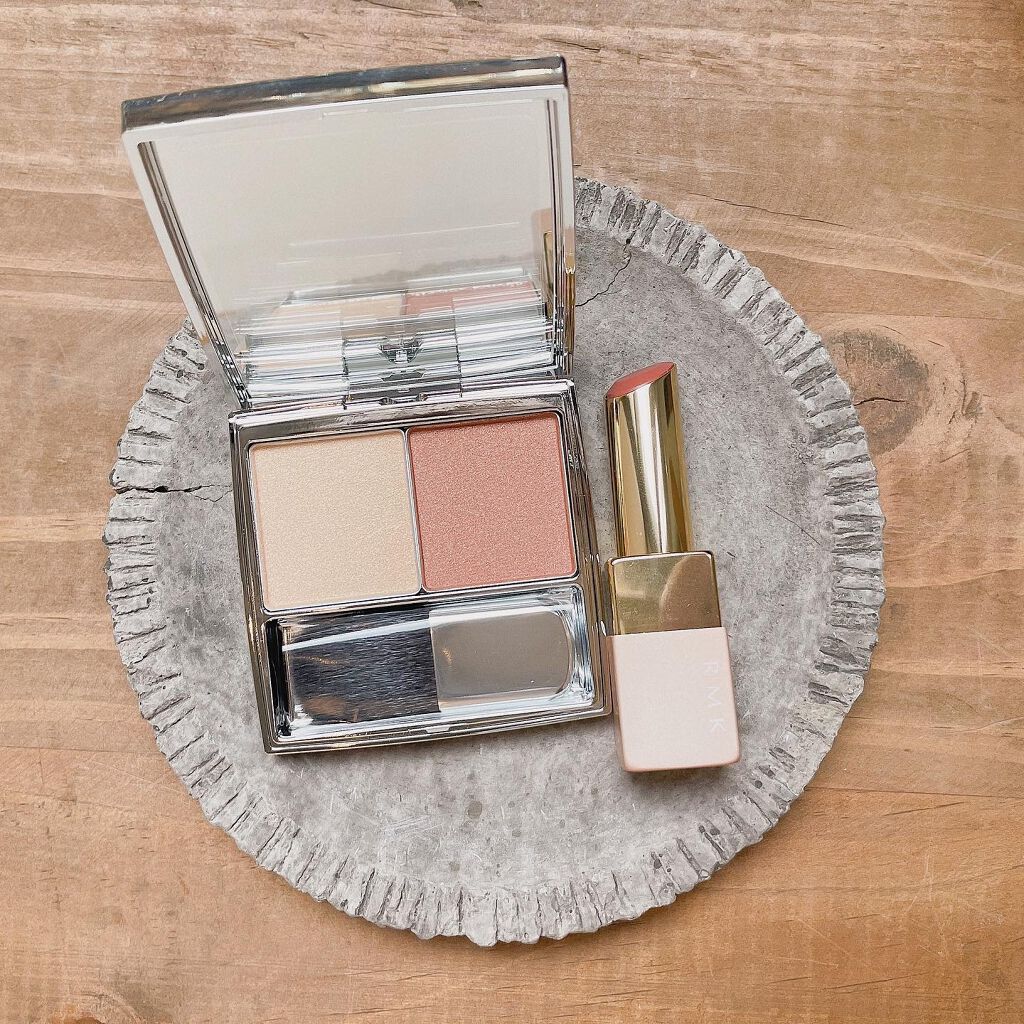 ザ ベージュライブラリー ブラッシュデュオ 03 エキゾチック/RMK/パウダーチークを使ったクチコミ（1枚目）