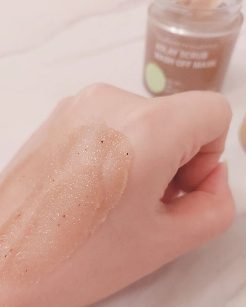 ハトムギスクラブウォッシュオフパック/ニプニプ/スクラブ・ゴマージュを使ったクチコミ（3枚目）