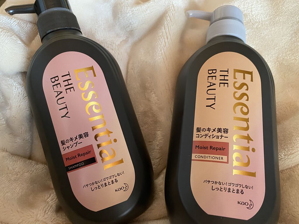THE BEAUTY 髪のキメ美容シャンプー／コンディショナー＜モイストリペア＞	/エッセンシャル/市販シャンプーを使ったクチコミ（1枚目）
