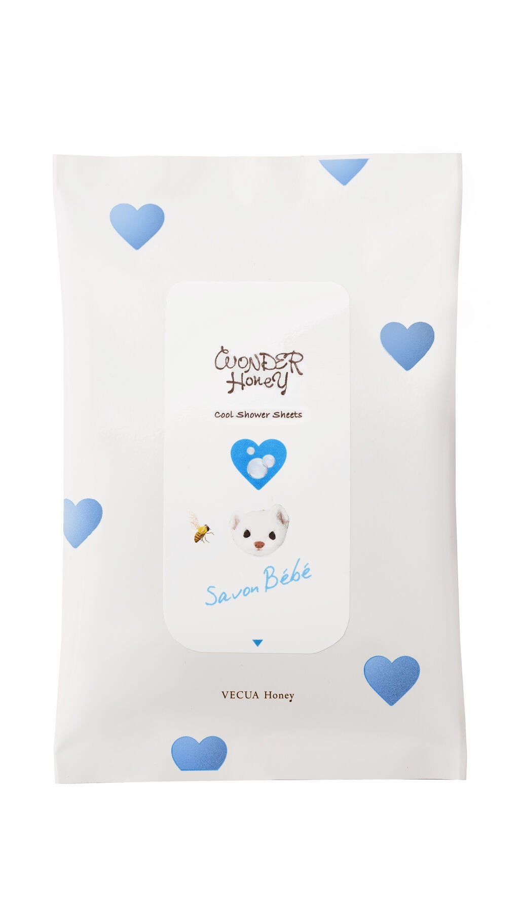 ワンダーハニー 素肌すっきりクールシャワーシート サボンべべ