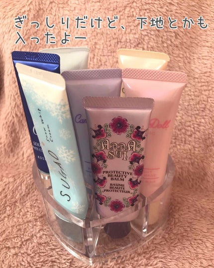 メイク小物スタンド(ハート)/DAISO/その他を使ったクチコミ(3枚目)