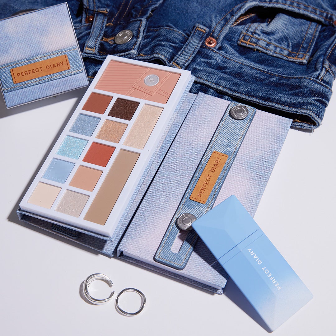 デザイナーアイズ&チークパレット/PERFECT DIARY/アイシャドウパレットを使ったクチコミ(1枚目)