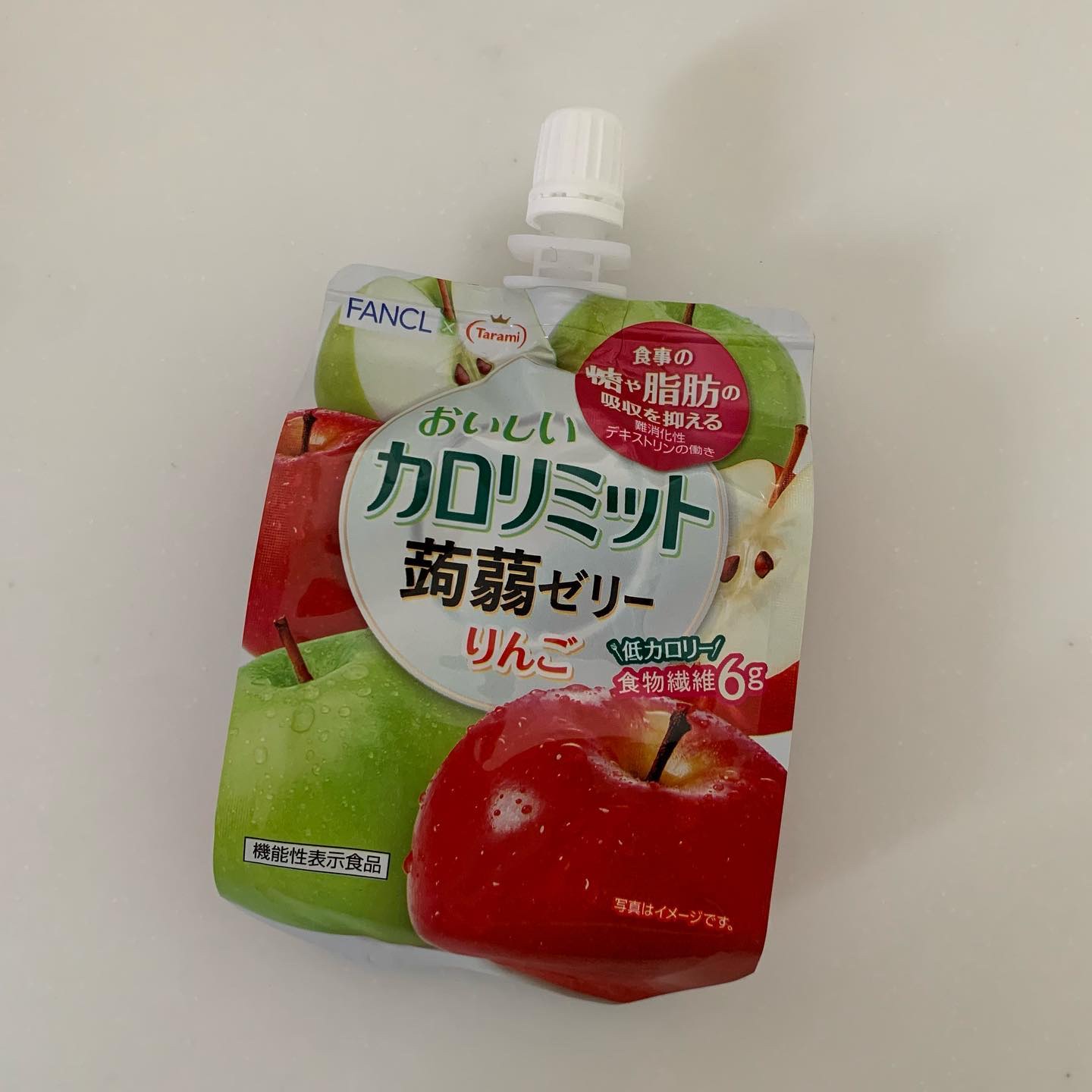 カロリミット 蒟蒻ゼリー りんご/たらみ/ゼリー飲料を使ったクチコミ（1枚目）