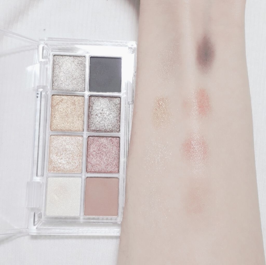 AC8カラーアイパレット/セリア/アイシャドウパレットを使ったクチコミ（3枚目）