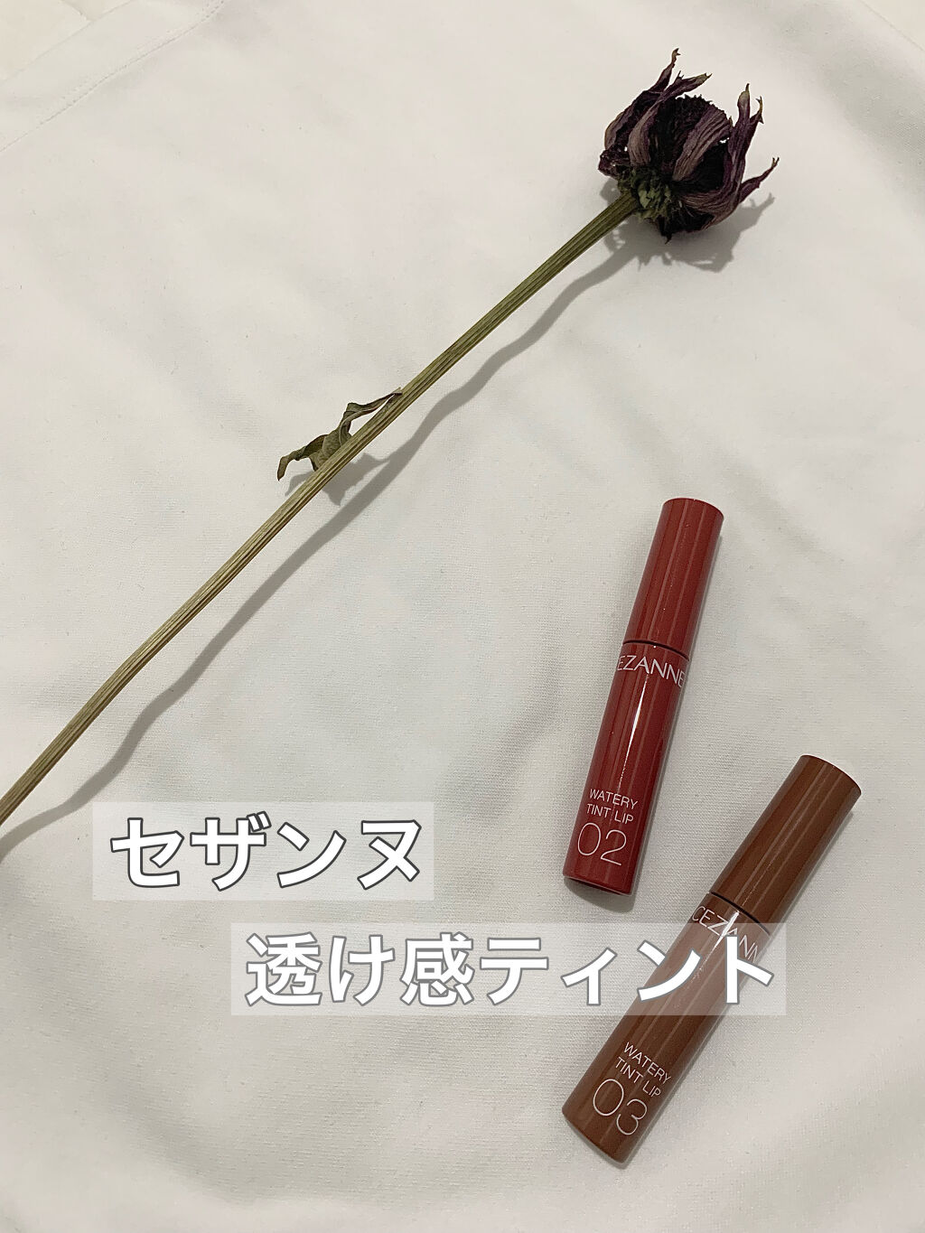 ウォータリーティントリップ/CEZANNE/リップティントを使ったクチコミ（1枚目）